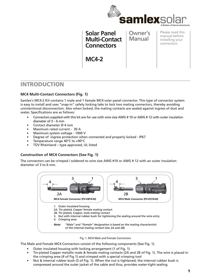 samlexsolar MC4-2 owner's manual samlexsolar MC4-2 owner's manual