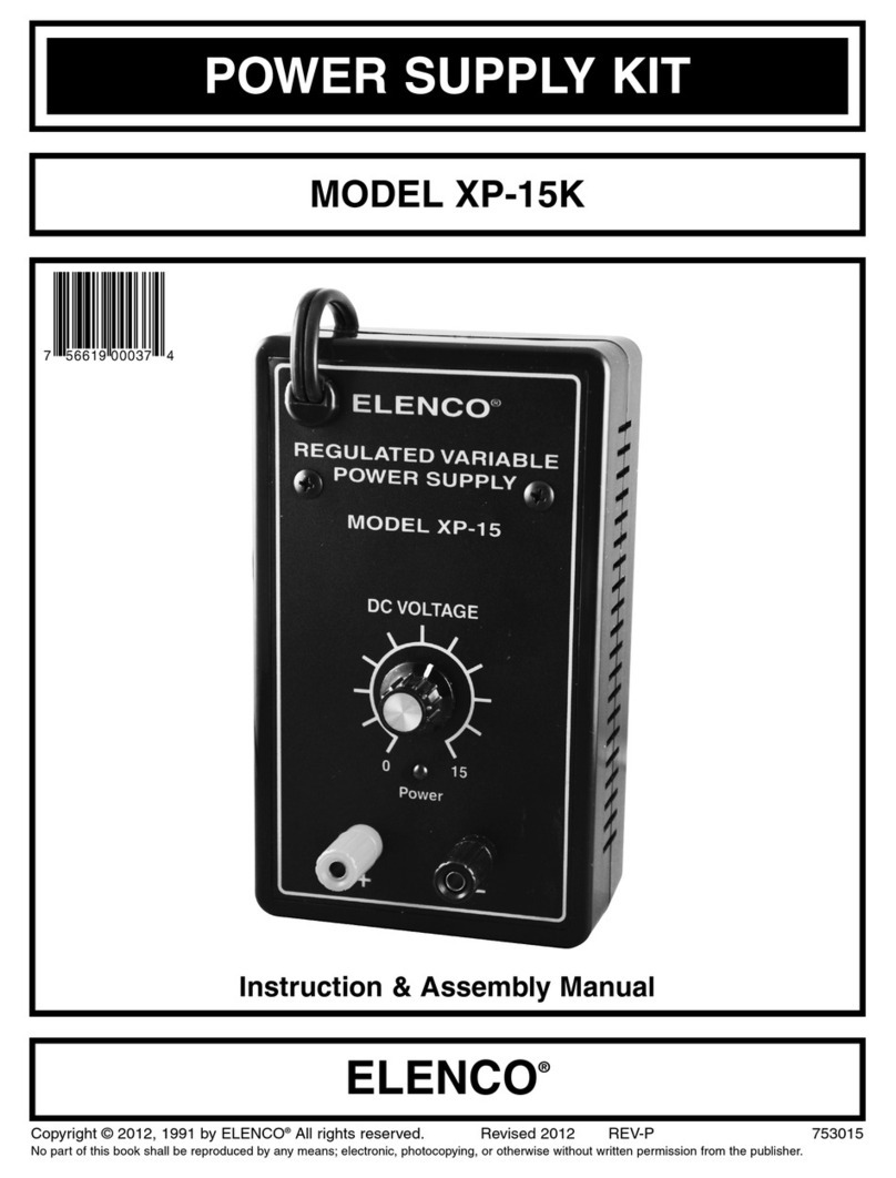 Elenco Electronics XP-15 User manual
