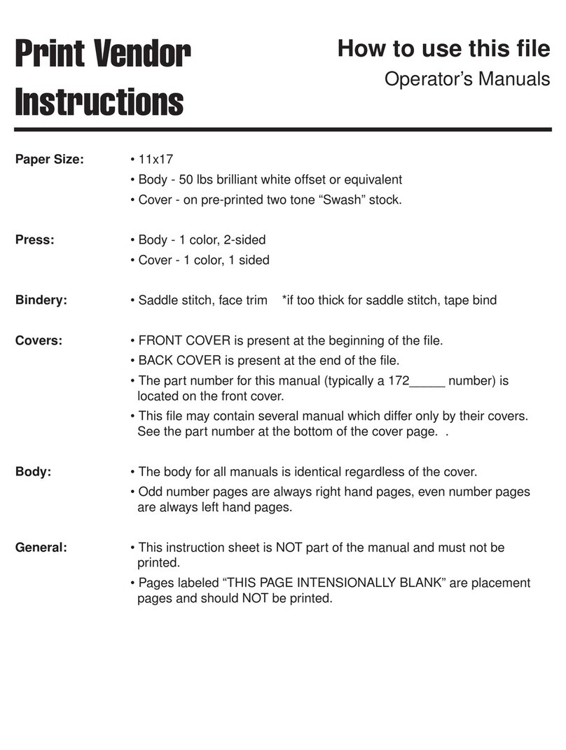 MASSEY FERGUSON Simplicity Lancer Series Operator's manual