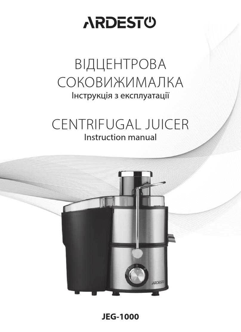 ARDESTO JEG-1000 instruction manual