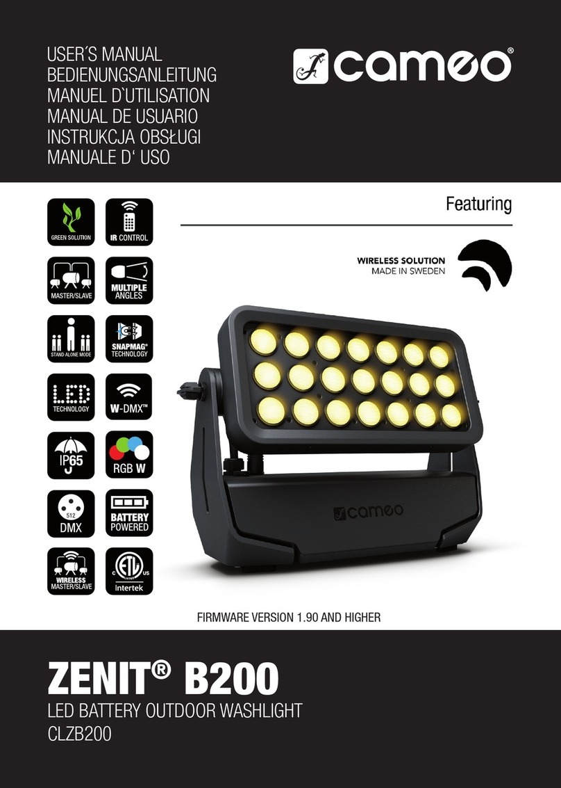 Cameo Zenit B200 User manual