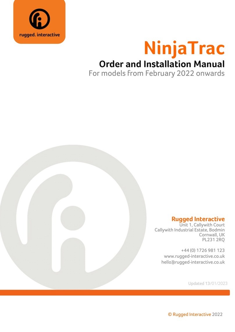 Rugged Interactive NinjaTrac User manual