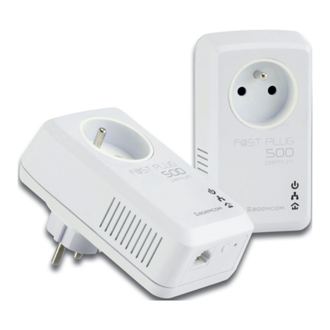 SAGEMCOM Fast PLUG 500 premium user guide