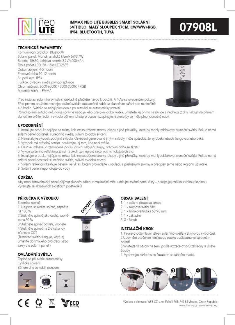 IMMAX NEO LITE 07908L quick start guide
