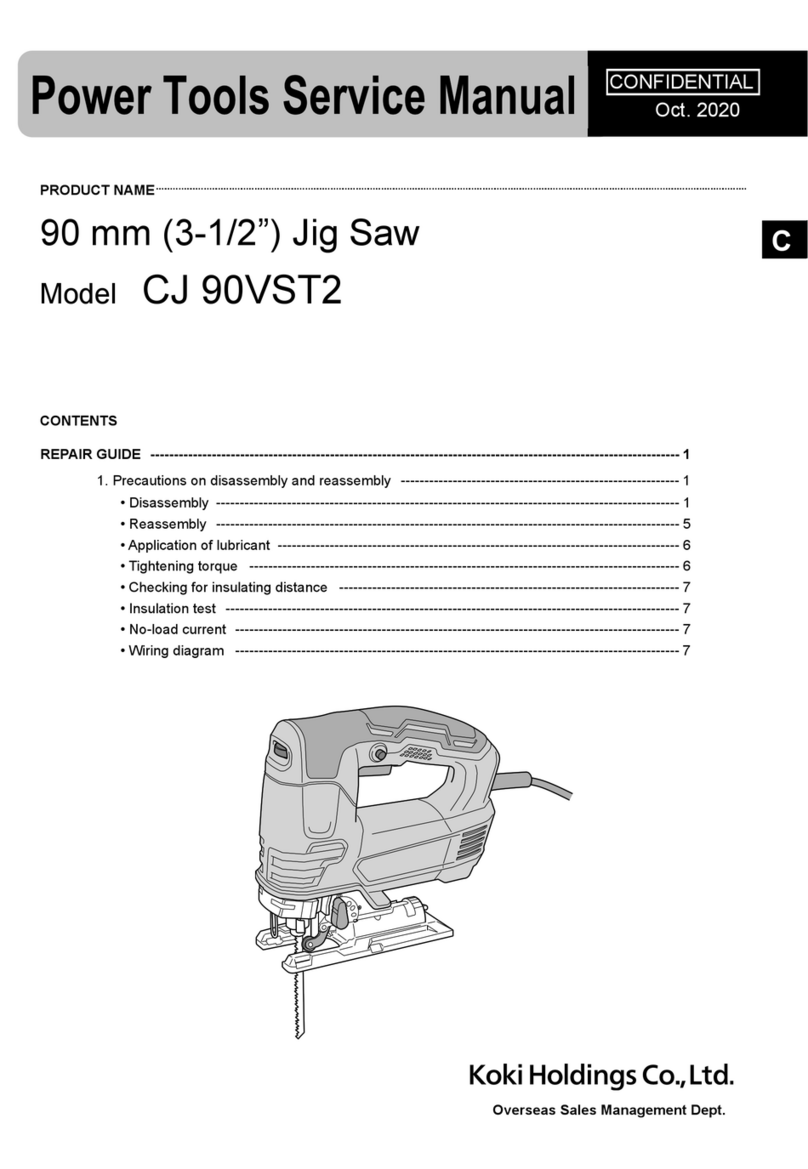 Koki Holdings CJ 90VST2 Service manual