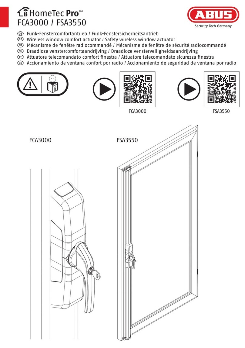 Abus HomeTec Pro FCA3000 manual
