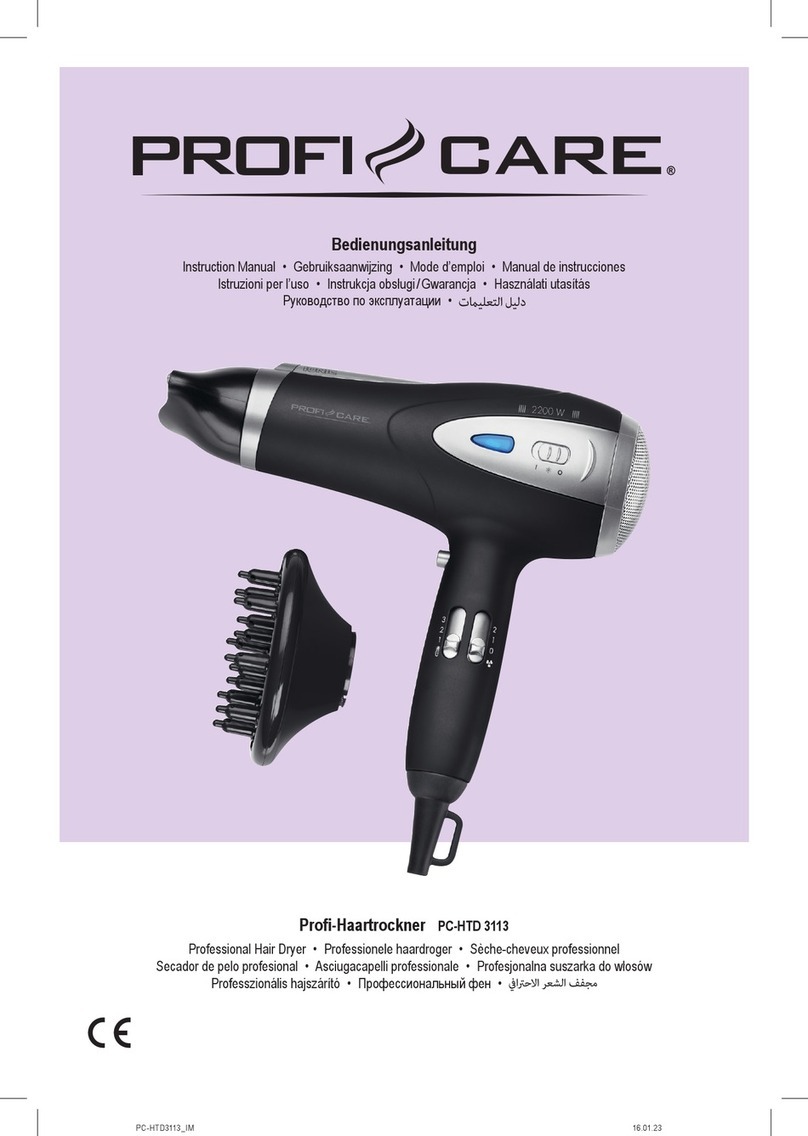 Profi Care PC-HTD 3113 instruction manual
