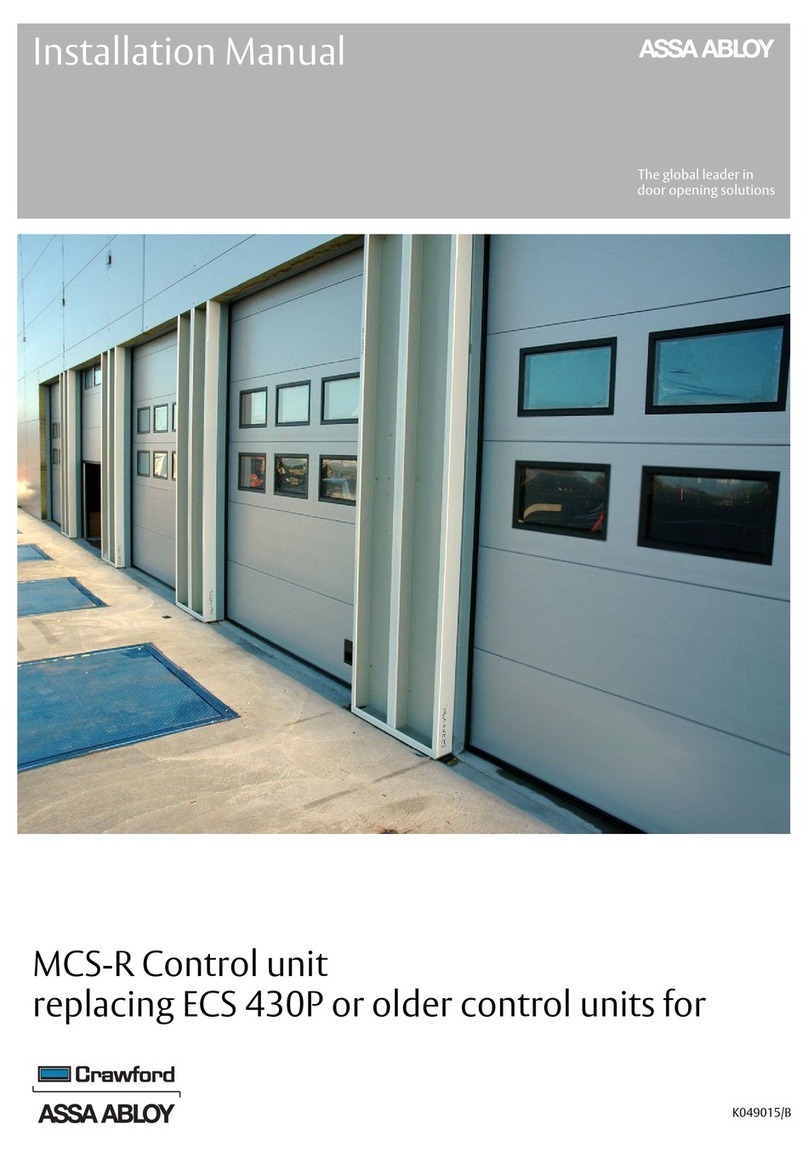 Assa Abloy Crawford MCS-R User manual