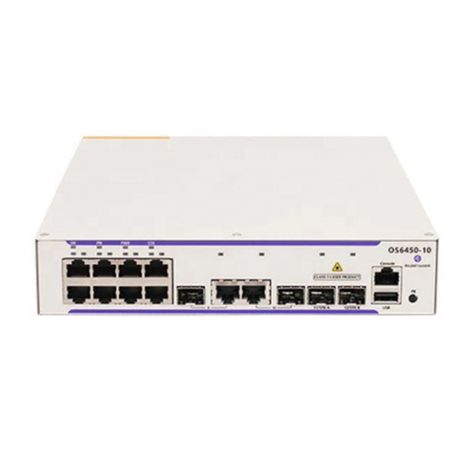 Alcatel-Lucent OmniSwitch 6450 Series Hardware user's guide