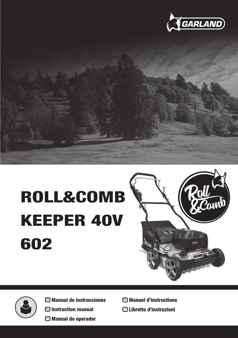 Garland ROLL&COMB KEEPER 40V 600 instruction manual