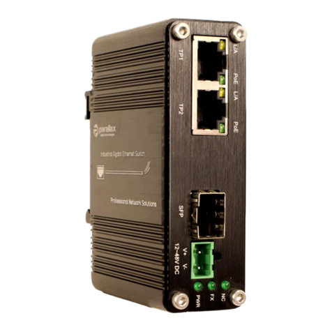Parallax PDT-NSU-7102-MP-SF-I User manual