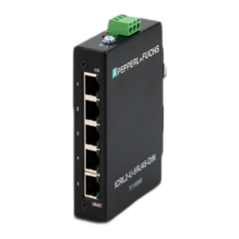 Pepperl+Fuchs RocketLinx ICRL2-U-5RJ45-DIN User manual Pepperl+Fuchs RocketLinx ICRL2-U-5RJ45-DIN User manual