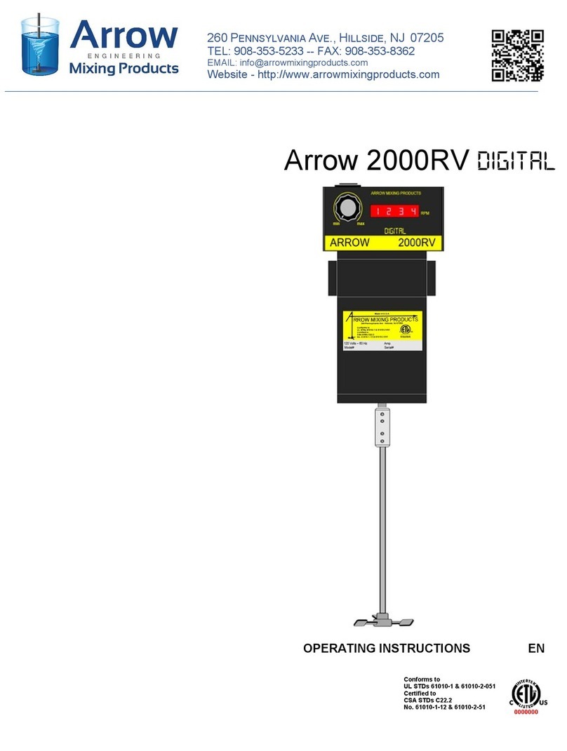 Arrow 2000RV DIGITAL operating instructions Arrow 2000RV DIGITAL operating instructions