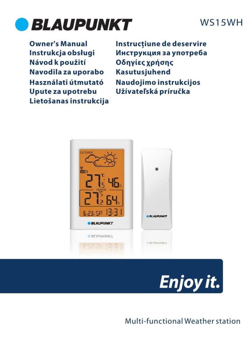 Blaupunkt WS15WH owner's manual