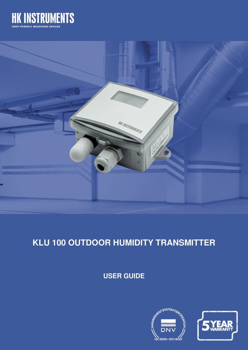 HK Instruments KLU 100 User manual