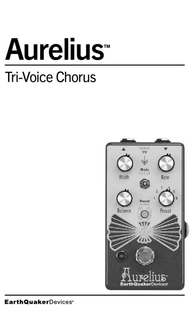 EarthQuaker Devices Aurelius User manual