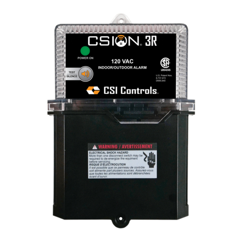 CSI Controls CSION 3R installation instructions