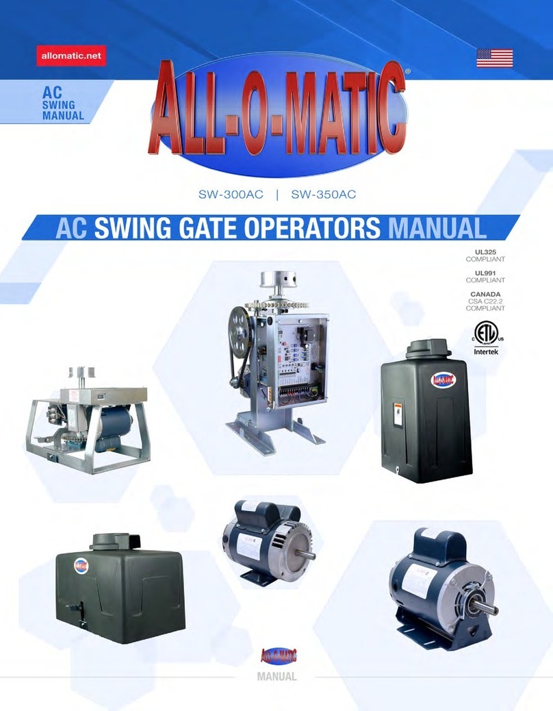 ALLOMATIC SL-100AC User manual