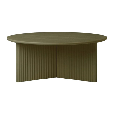 GUS Odeon Table Series Assembly instructions