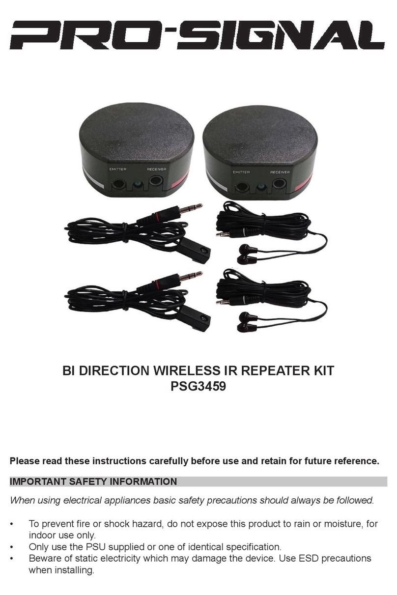 PRO SIGNAL PSG3459 Installation