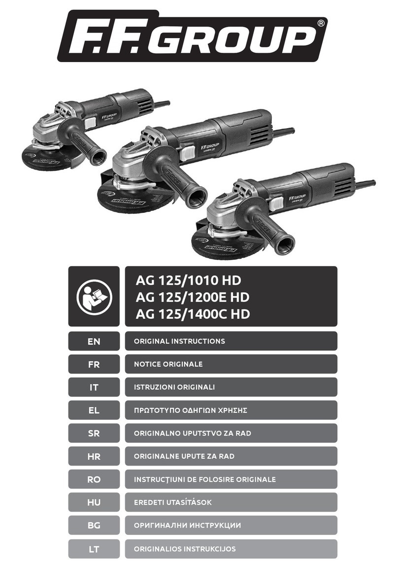 F.F. Group AG 125/1010 HD User manual