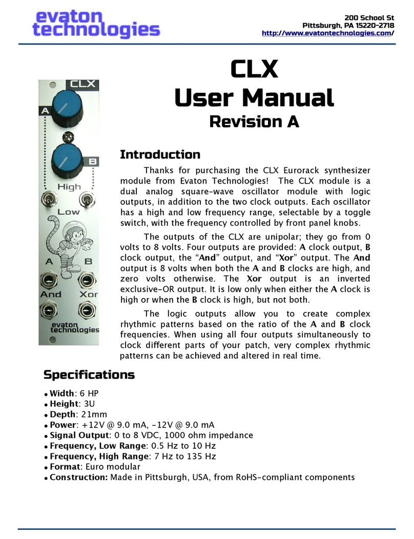 evaton technologies CLX User manual