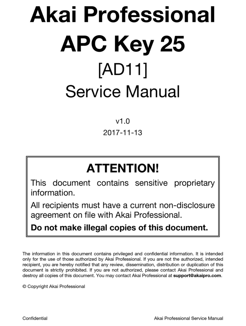 Akai APC Key 25 User manual