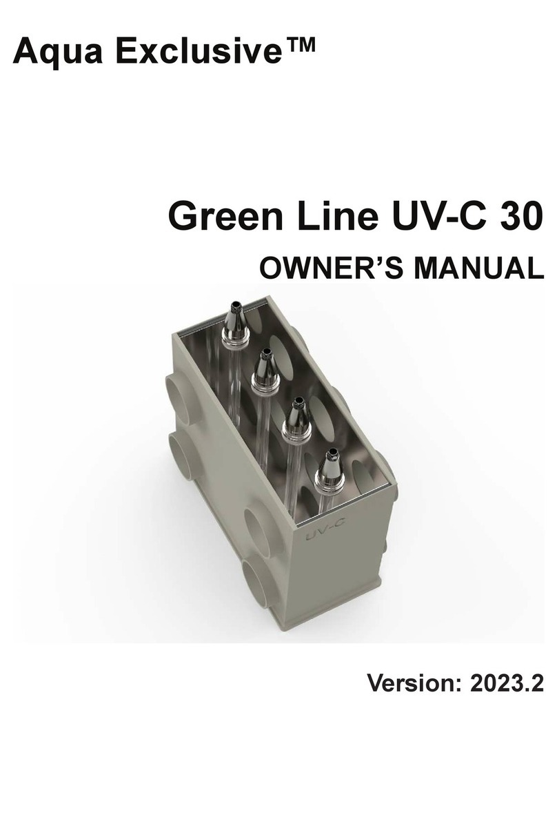 Aqua Exclusive Green Line UV-C 30 owner's manual