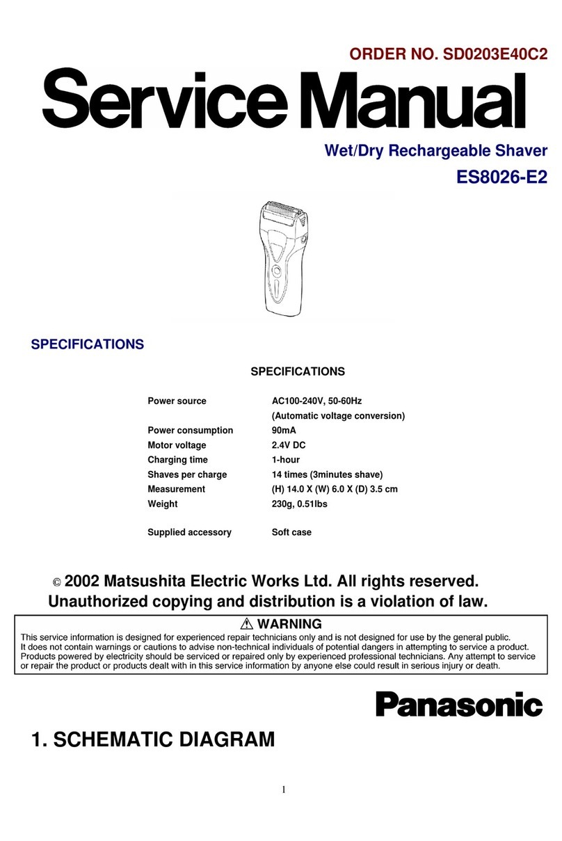 Panasonic ES8026-E2 Service manual