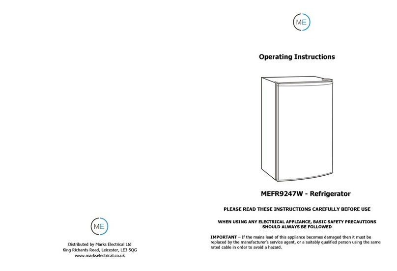 Marks Electrical MEFR9247W operating instructions