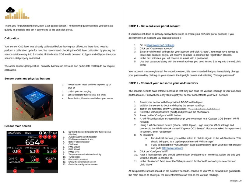 CO2 E User manual