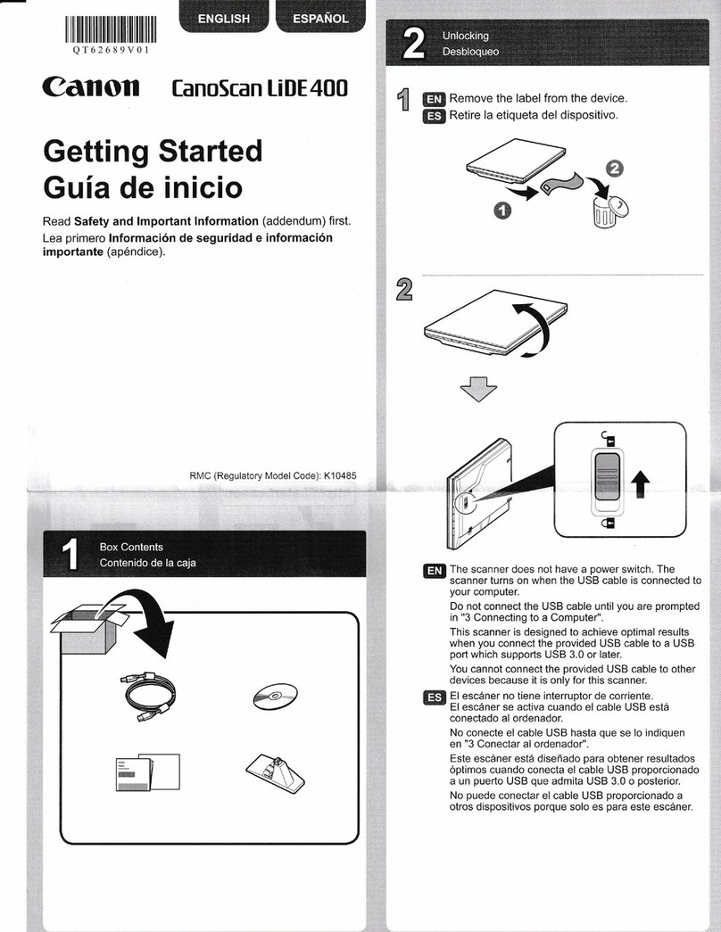 Canon CanoScan LiDE400 User manual