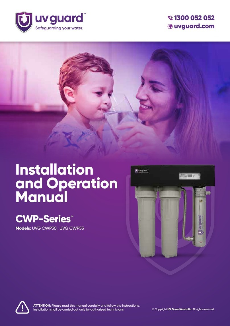 uv guard CWP-Series Installation and operation manual