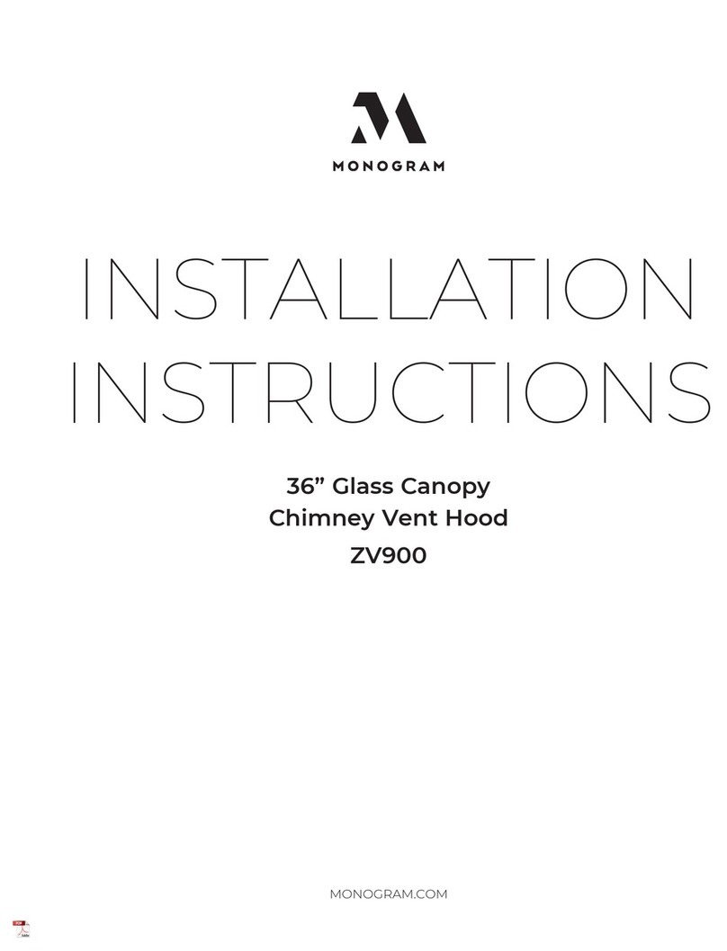 Monogram ZV900 User manual