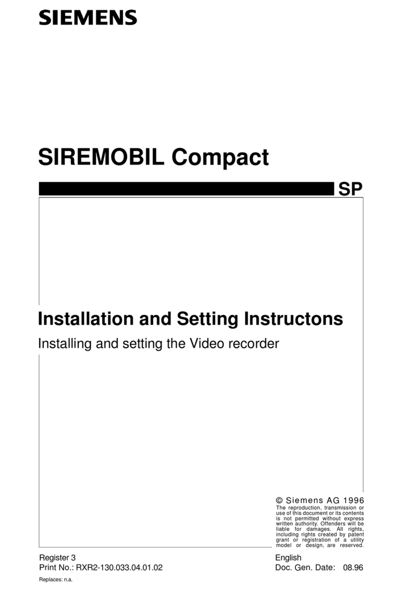 Siemens SIREMOBIL Compact User manual