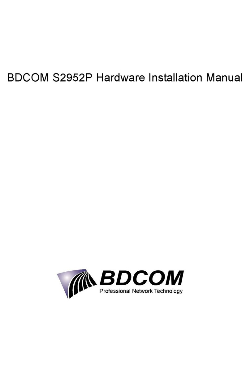 Bdcom S2952P Assembly instructions