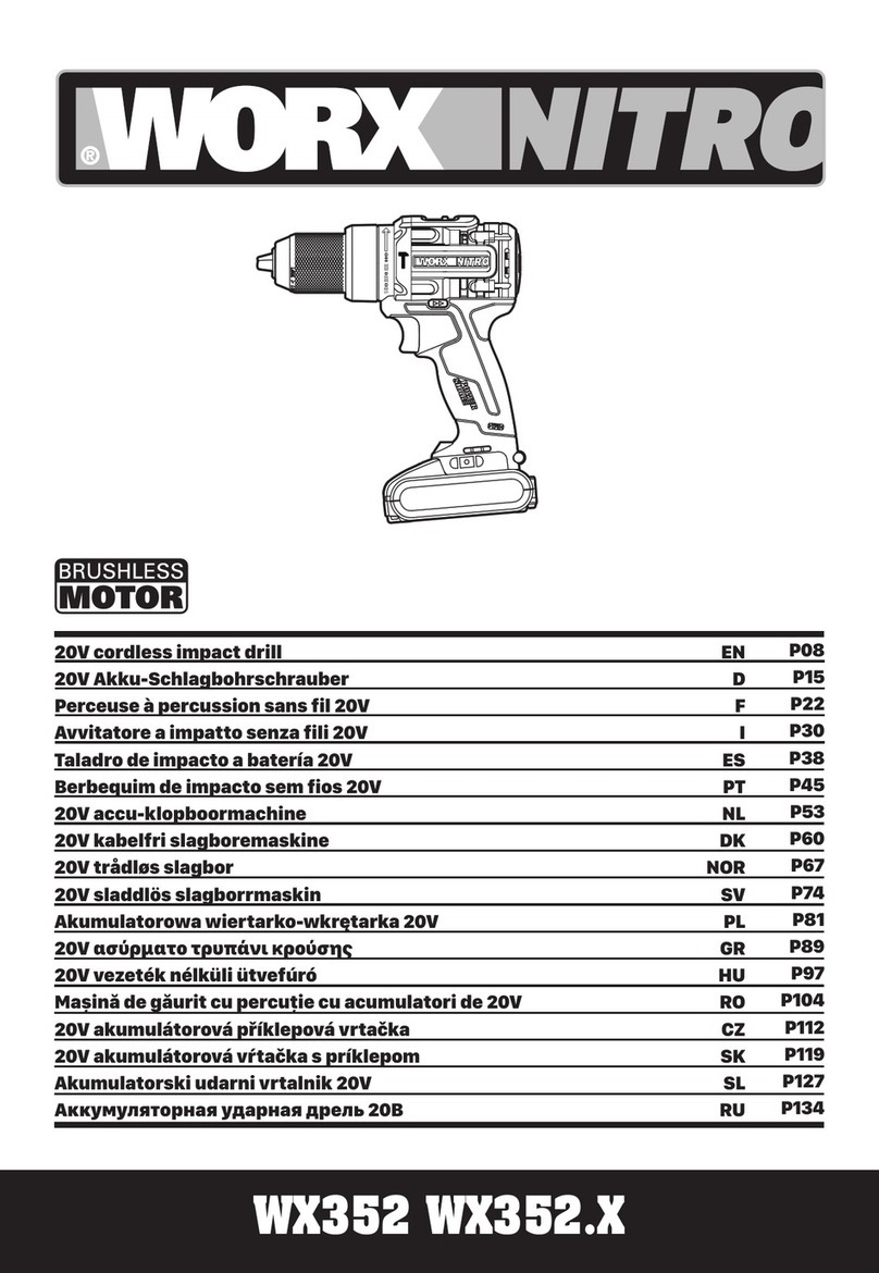Worx Nitro WX352 Series Original instruction