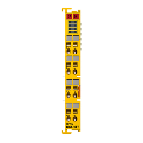 Beckhoff TwinSAFE EL2912 operating instructions