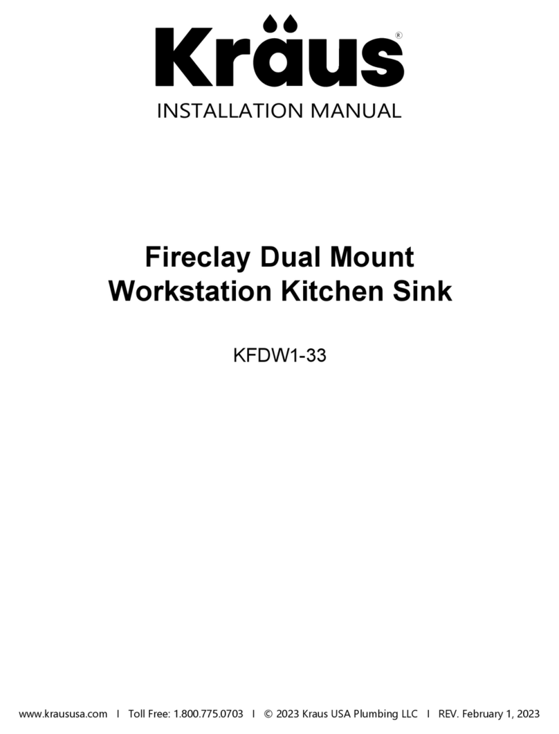 Kraus Turino KFDW1-33 User manual