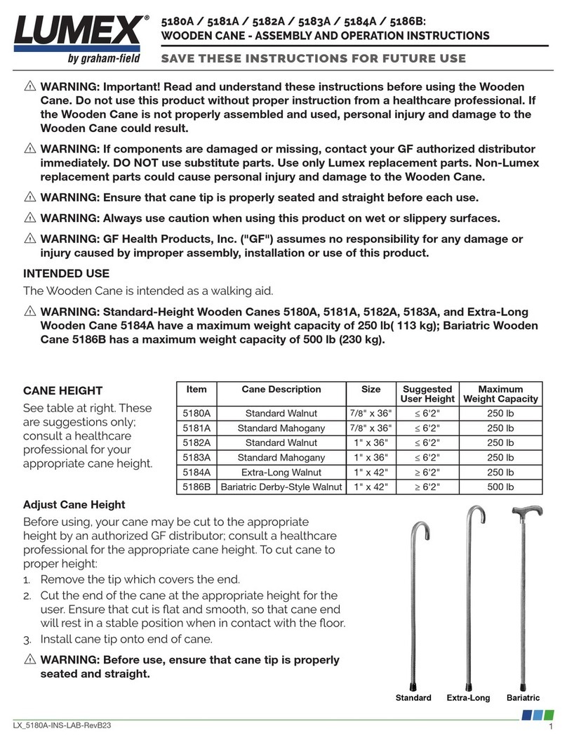 Graham Field LUMEX 5180A Parts list manual