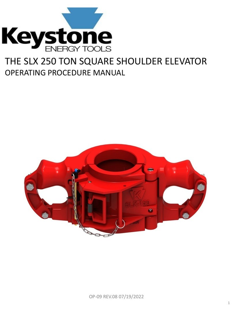 Keystone E31250 operating manual