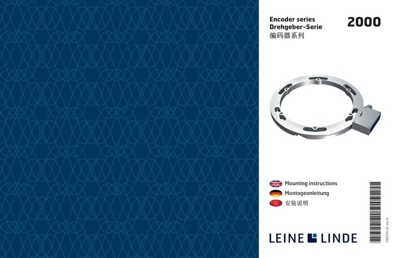 Leine & Linde 2000 Series Mounting instructions