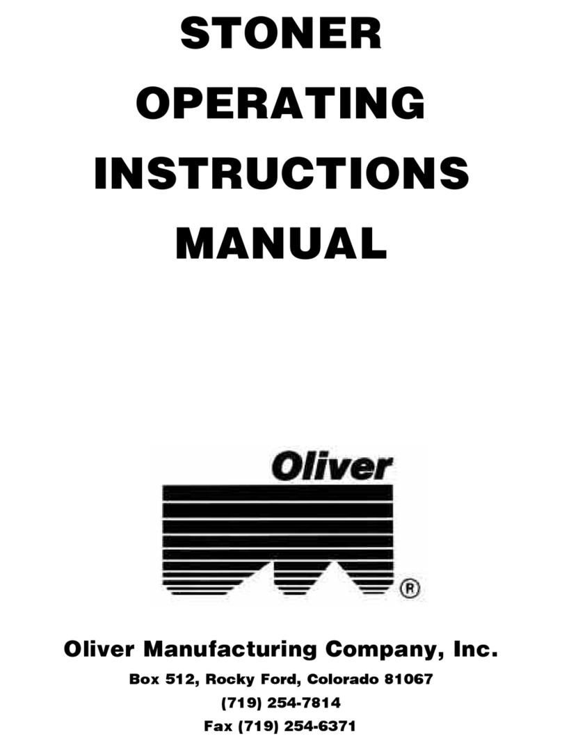 Oliver Stoner Operating instructions manual Oliver Stoner Operating instructions manual