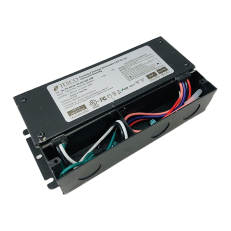 Jesco DL-PS/24-JB-OD-S Series installation instructions