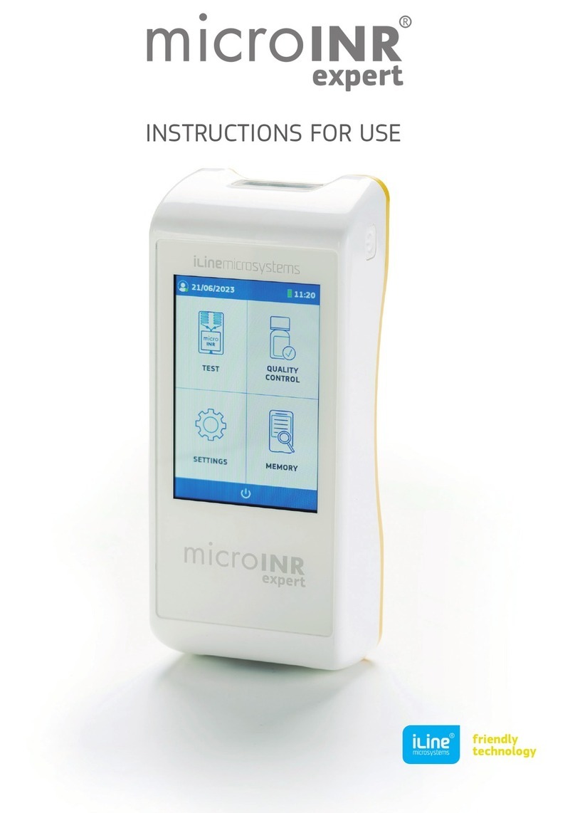 iLine microsystems microINR expert Instructions for use