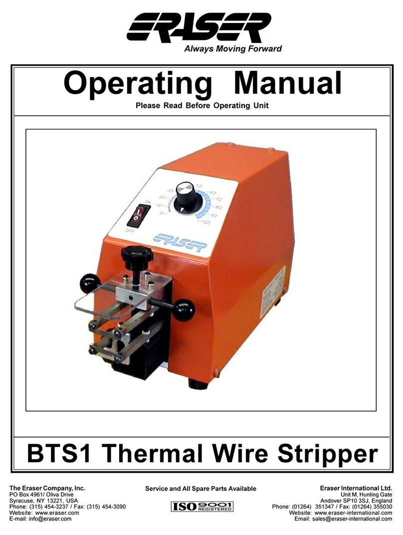 Eraser BTS1 operating manual