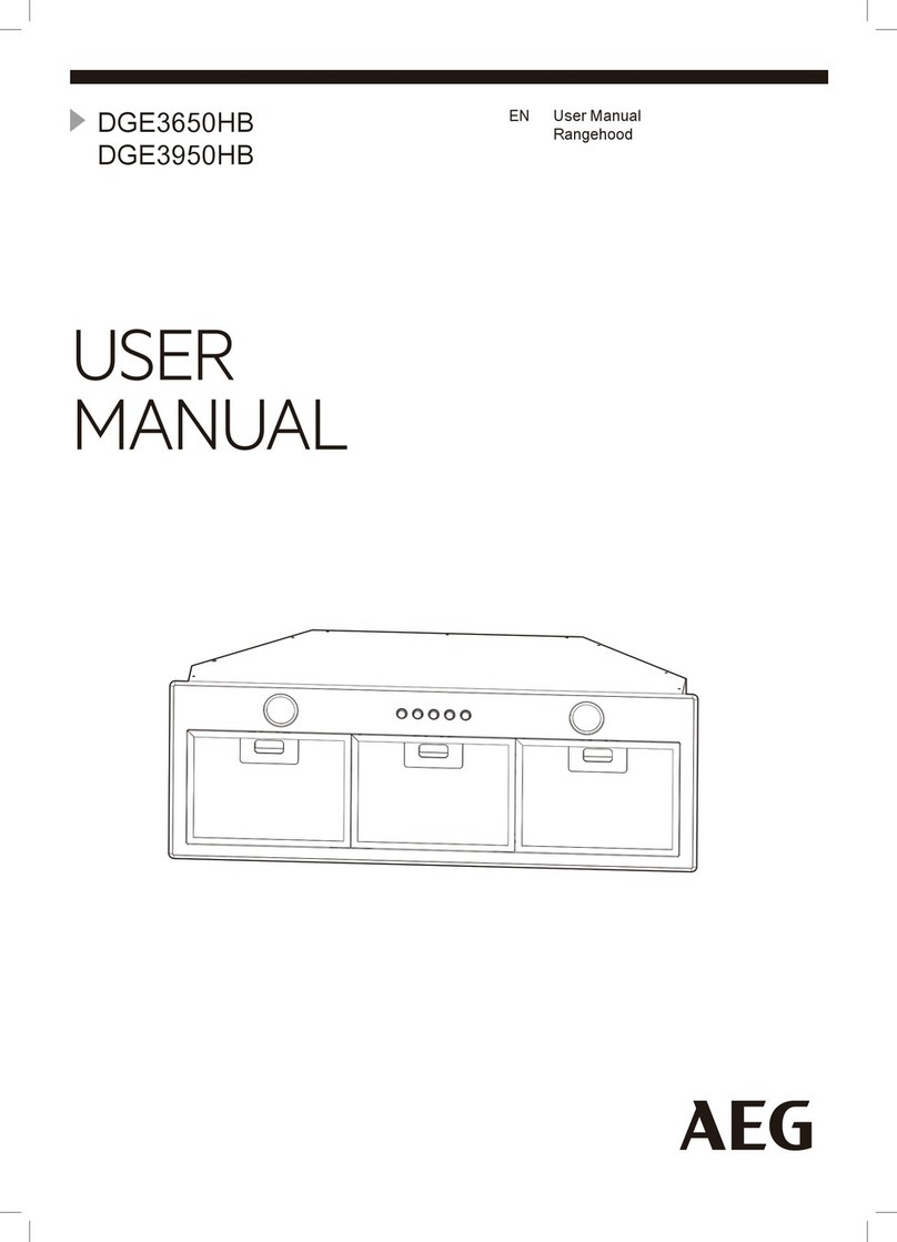 AEG DGE3650HB User manual