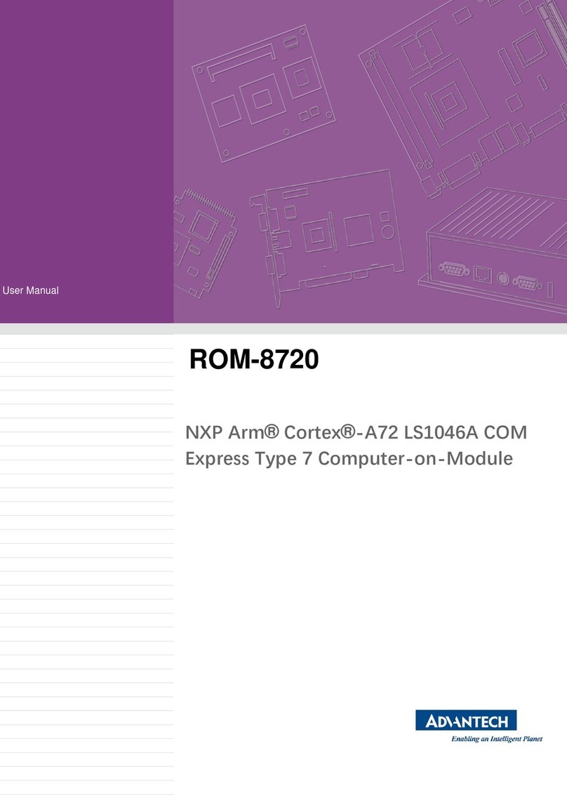 Advantech ROM-8720 User manual