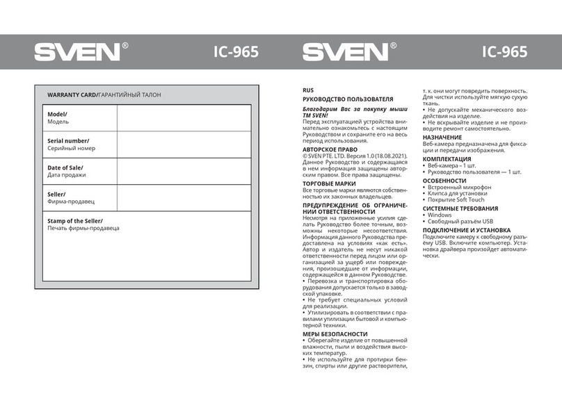 Sven IC-965 User manual