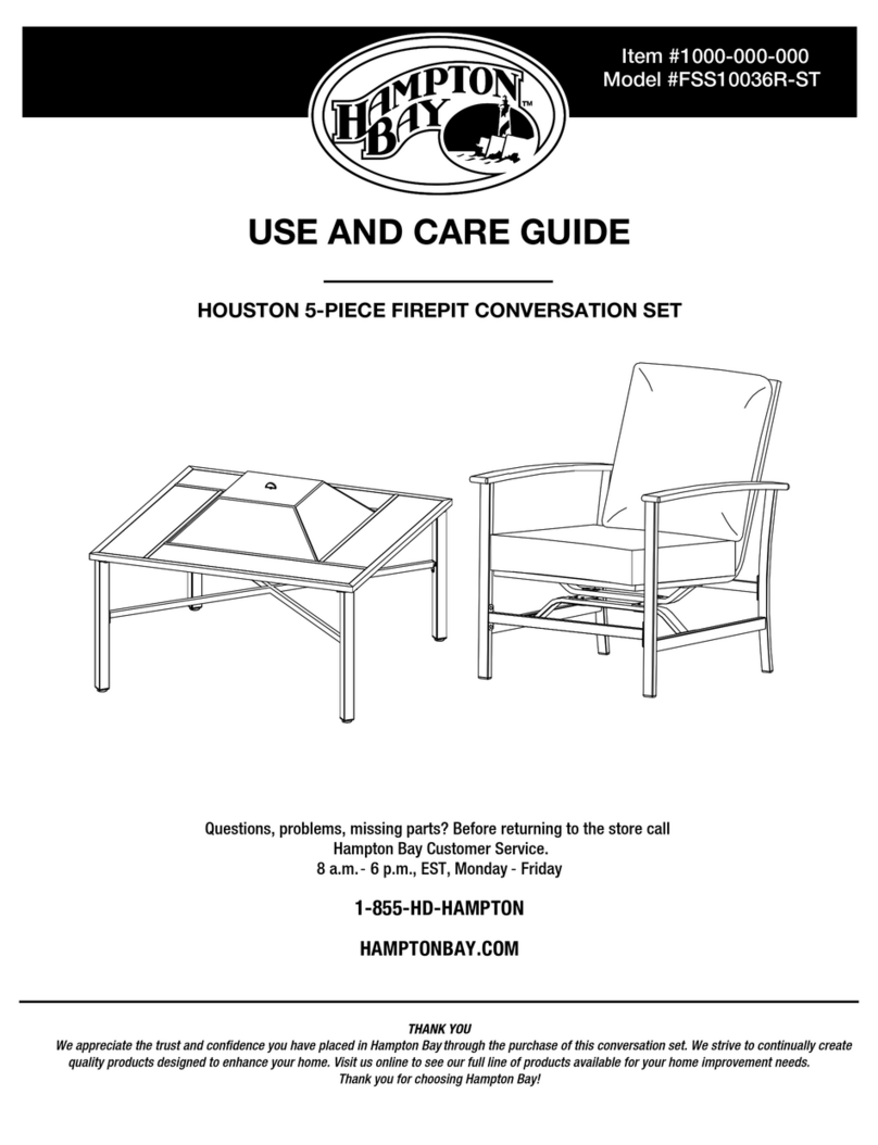 HAMPTON BAY HOUSTON FSS10036R-ST Use and care guide HAMPTON BAY HOUSTON FSS10036R-ST Use and care guide
